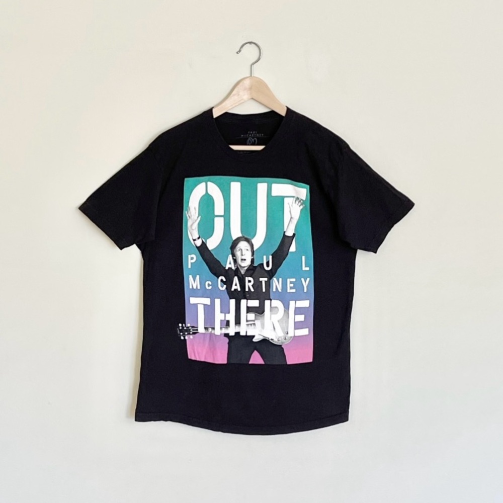Paul McCartney Out There 2014 Nashville Black Concert Tour T Shirt Adult Large